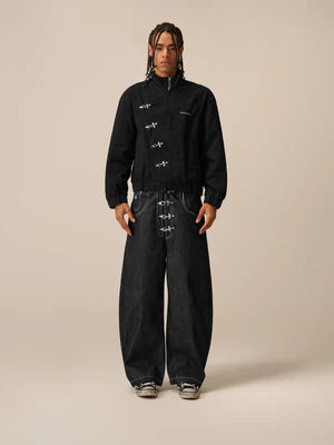 AELFRIC EDEN BOXY FIREMAN CLASP JAKET-Gold Mountain