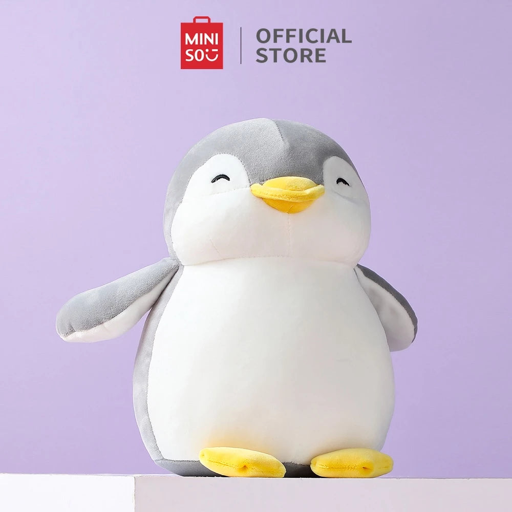Miniso Official Boneka Small Penguin Plush Toy Boneka-Gold Mountain