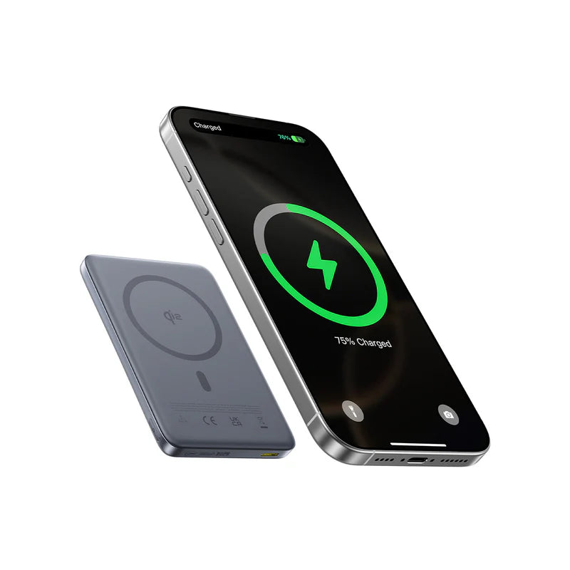 Baseus PicoGo Ultra-Slim Qi2 Magnetic Power Bank 10000mAh-Gold Mountain