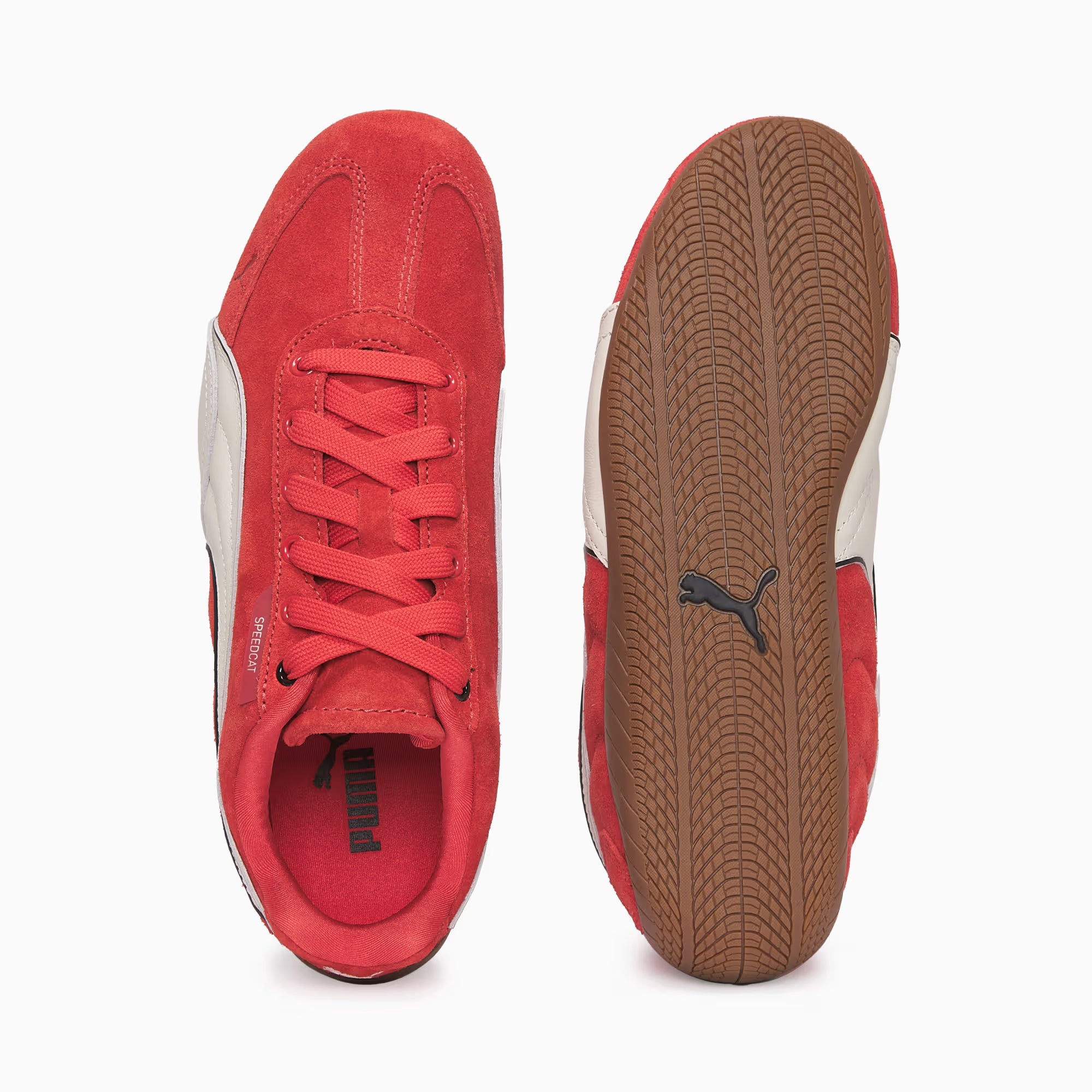Sepatu Sneaker Scuderia Ferrari Speedcat Unisex-Gold Mountain