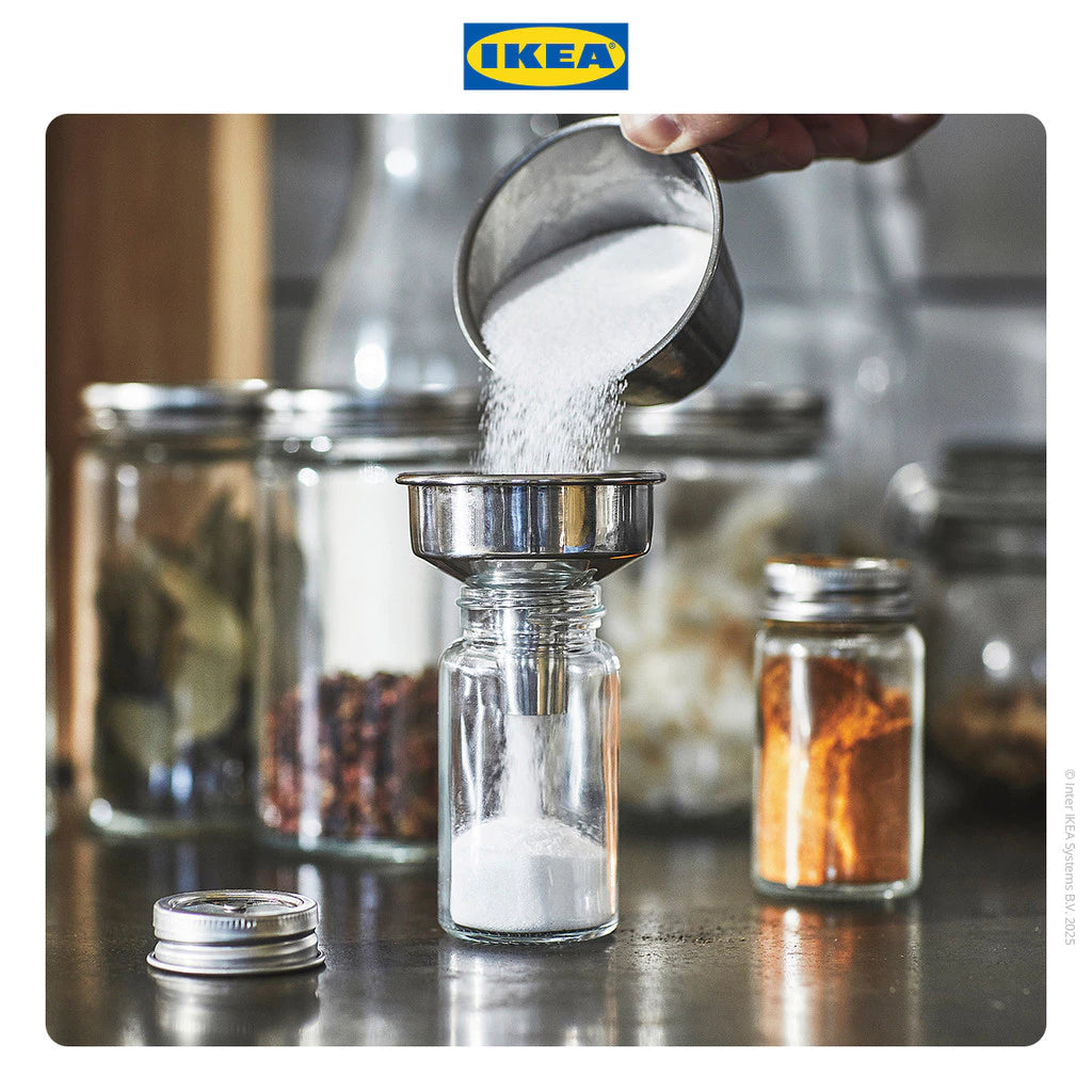 IKEA CITRONHAJ Stoples Bumbu / Shaker Garam dan Lada Hitam 8cm Isi 2pcs-Gold Mountain