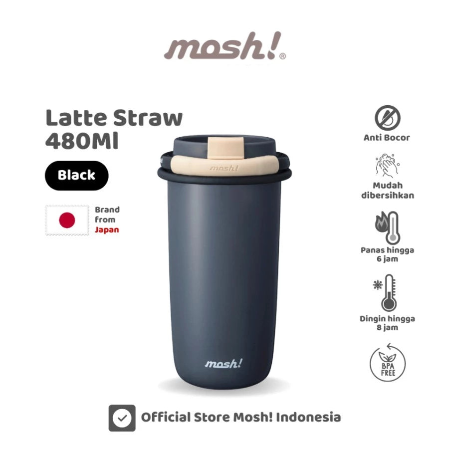 Mosh Straw Latte Tumbler-Gold Mountain