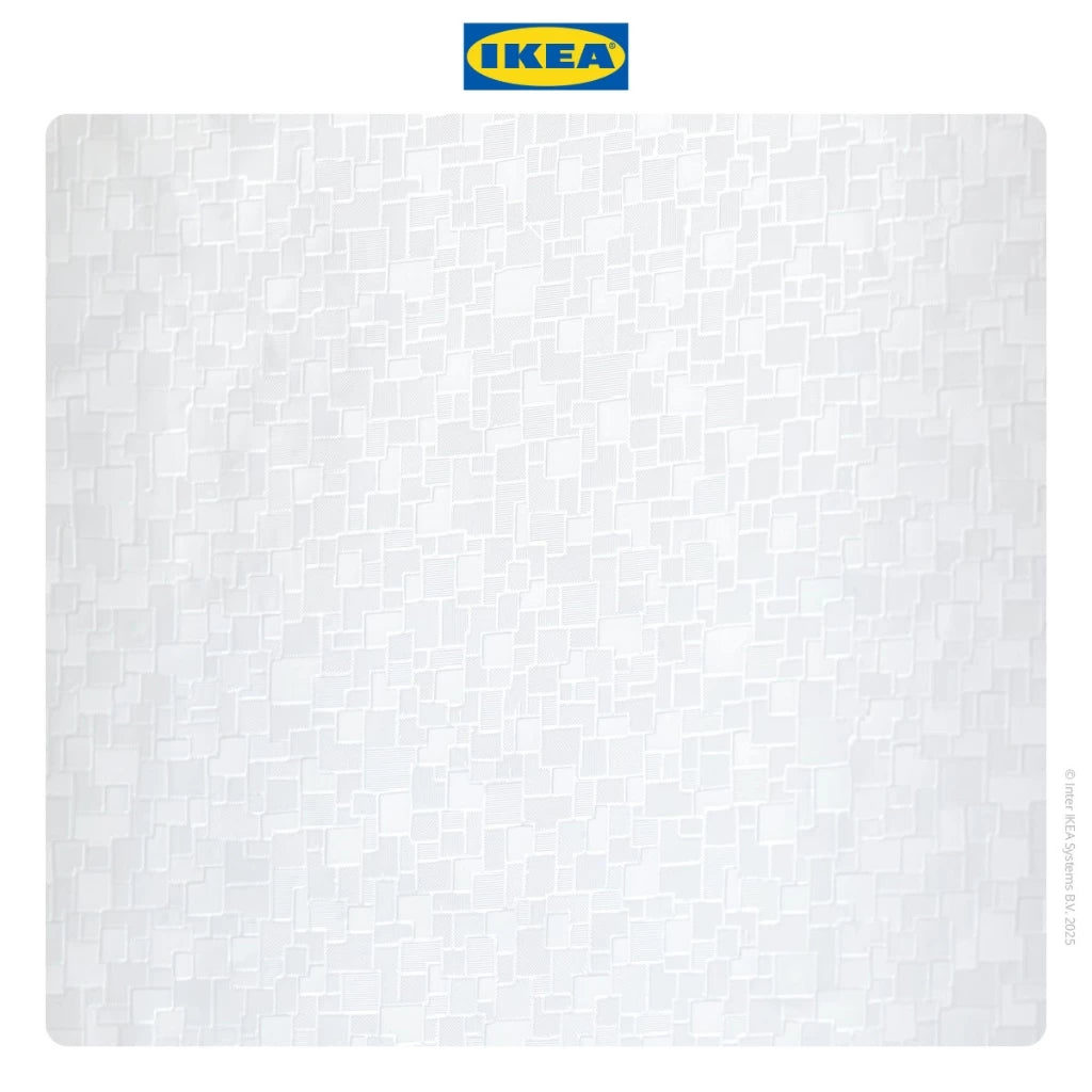 IKEA BJARSEN Tirai Shower Putih 180x200cm-Gold Mountain