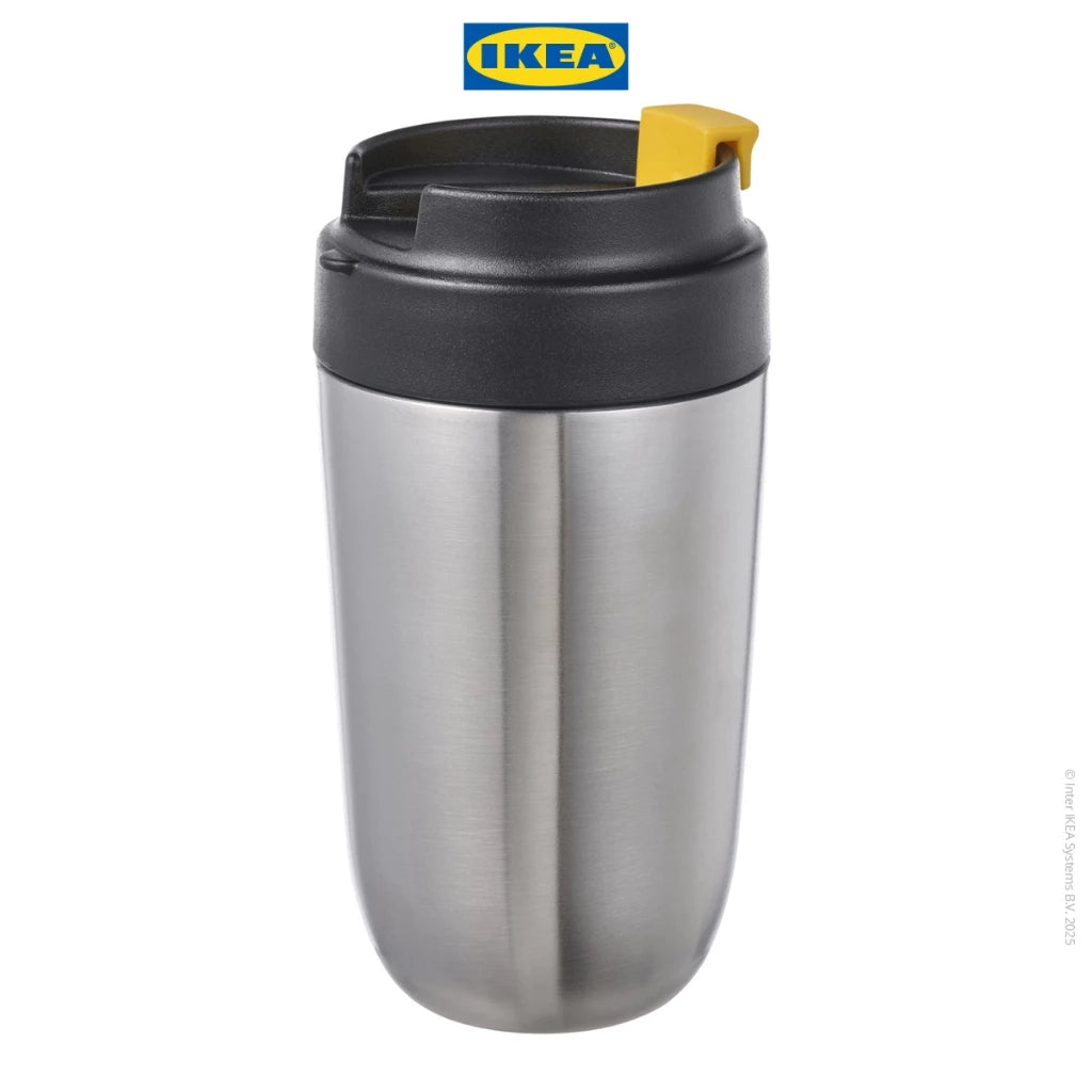 IKEA ENVALDIG Tumbler / Mug Portable 35cl Bahan Baja Tahan Karat-Gold Mountain