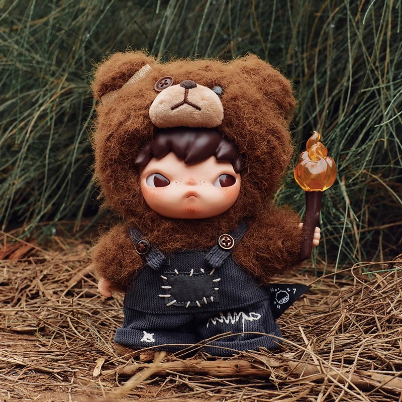 POP MART Hirono Living Wild - Fight for Joy Plush Doll Action-Gold Mountain