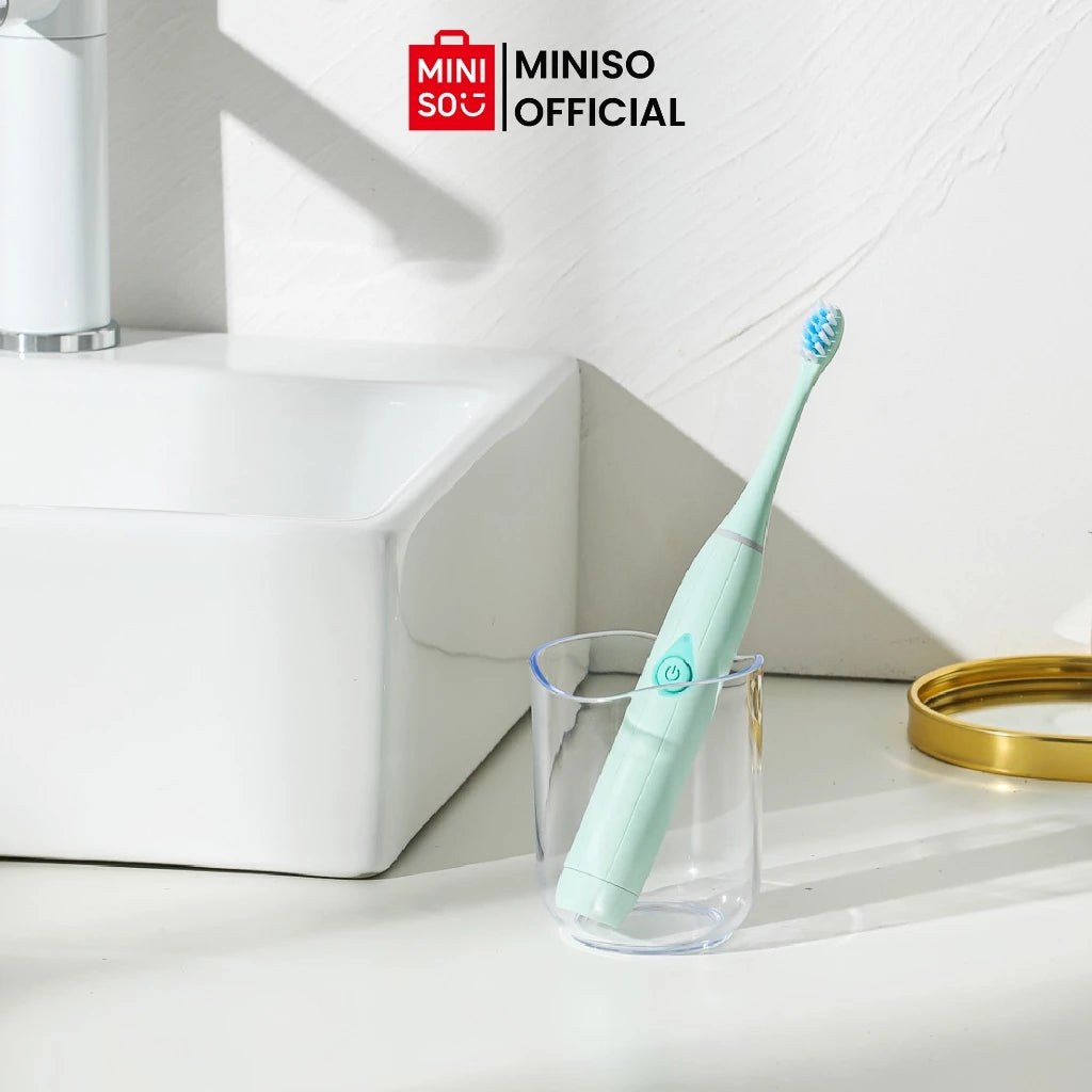 Miniso Sikat Gigi Listrik Electric Toothbrush Sikat Gigi Elektrik Free 3 Sikat-Gold Mountain