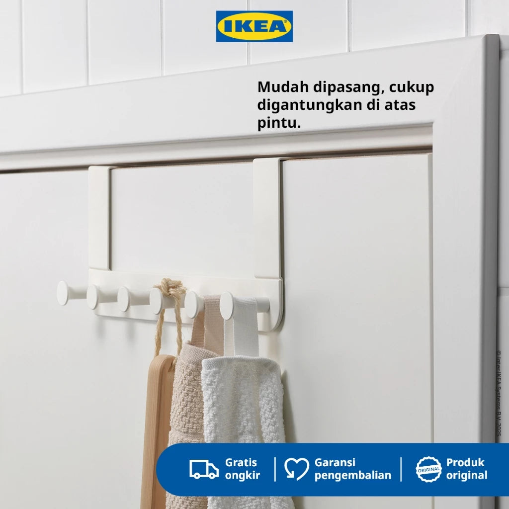 IKEA ENUDDEN Gantungan Pintu Kamar Putih-Gold Mountain