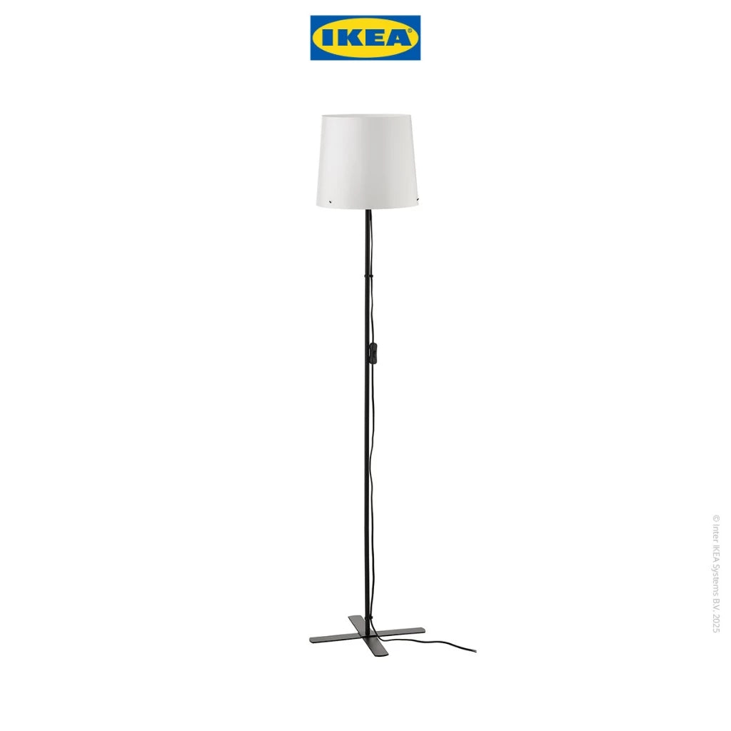 IKEA BARLAST Lampu Lantai 150cm Hitam / Putih-Gold Mountain