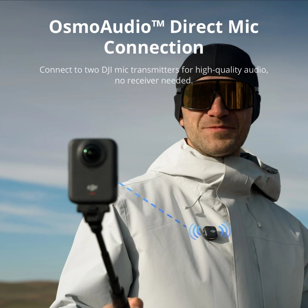 DJI Osmo 360 - Kamera 360° Revolusioner 8K-Gunung Emas