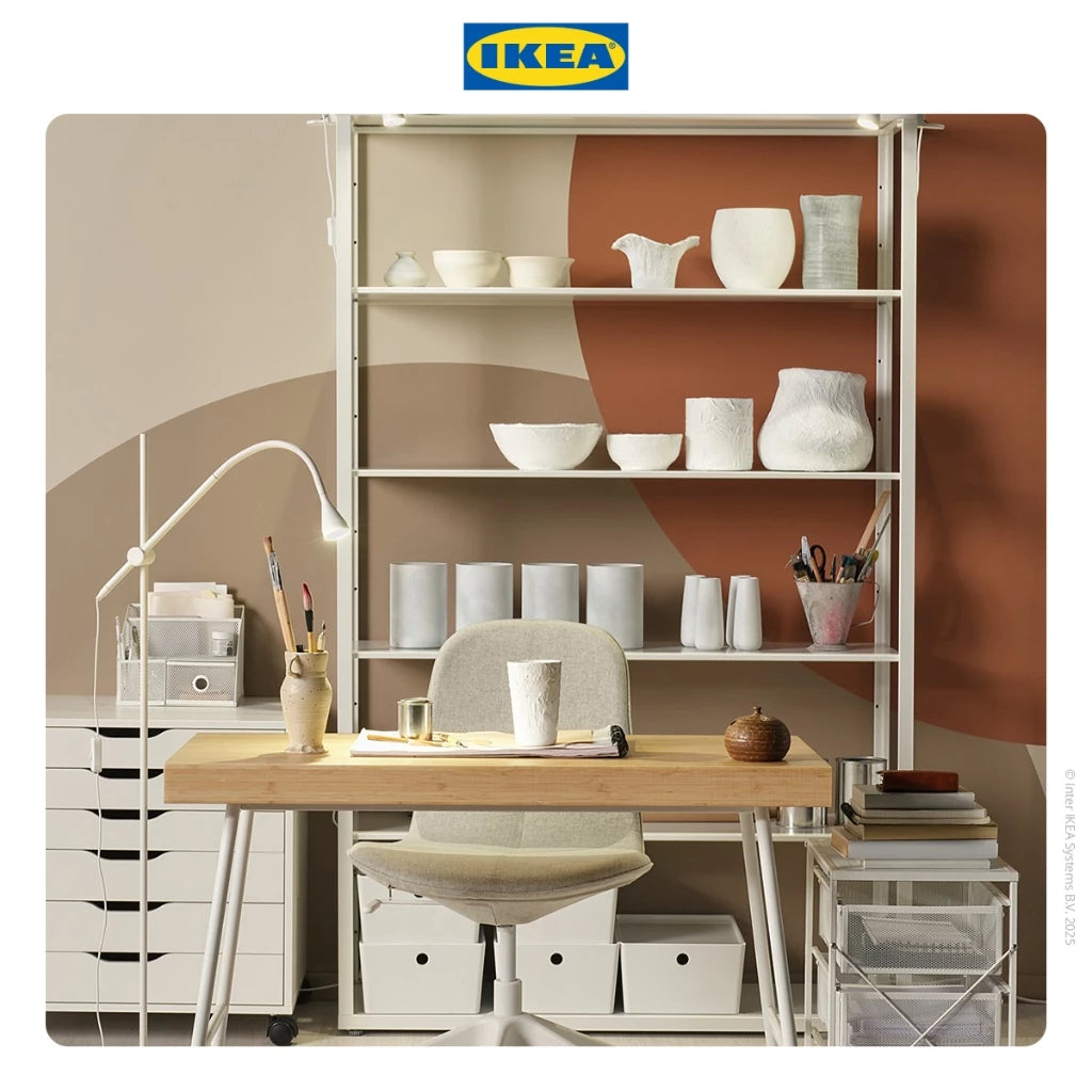 IKEA LENNART Lemari Laci Minimalis untuk Dokumen-Gold Mountain