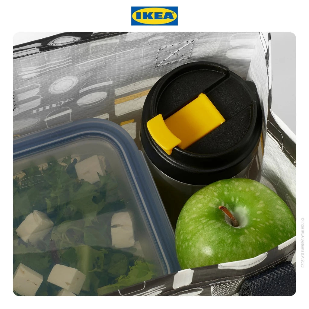 IKEA ENVALDIG Tumbler / Mug Portable 35cl Bahan Baja Tahan Karat-Gold Mountain