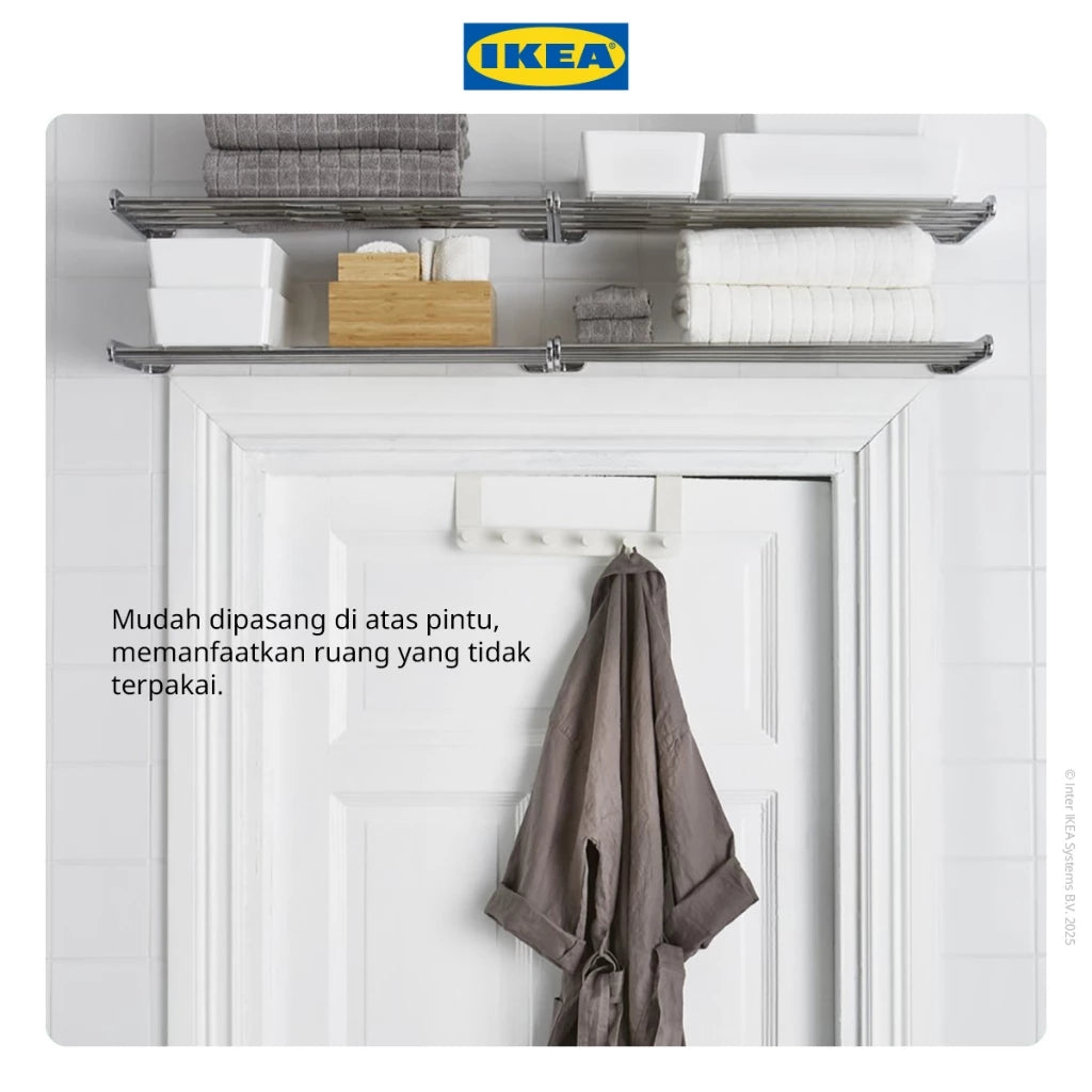 IKEA ENUDDEN Gantungan Pintu Kamar Putih-Gold Mountain