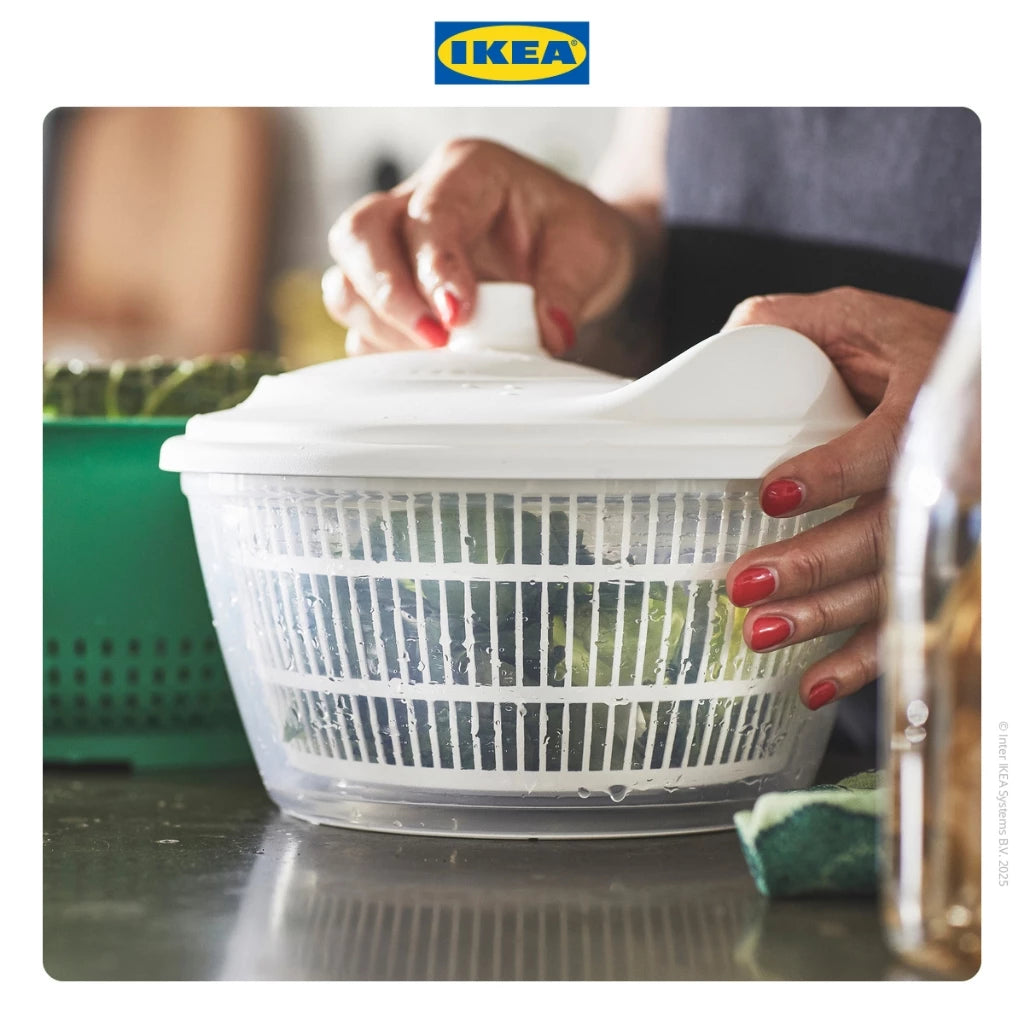 IKEA UPPFYLLD Pengering Sayuran Putar Salad Spinner Serbaguna-Gold Mountain