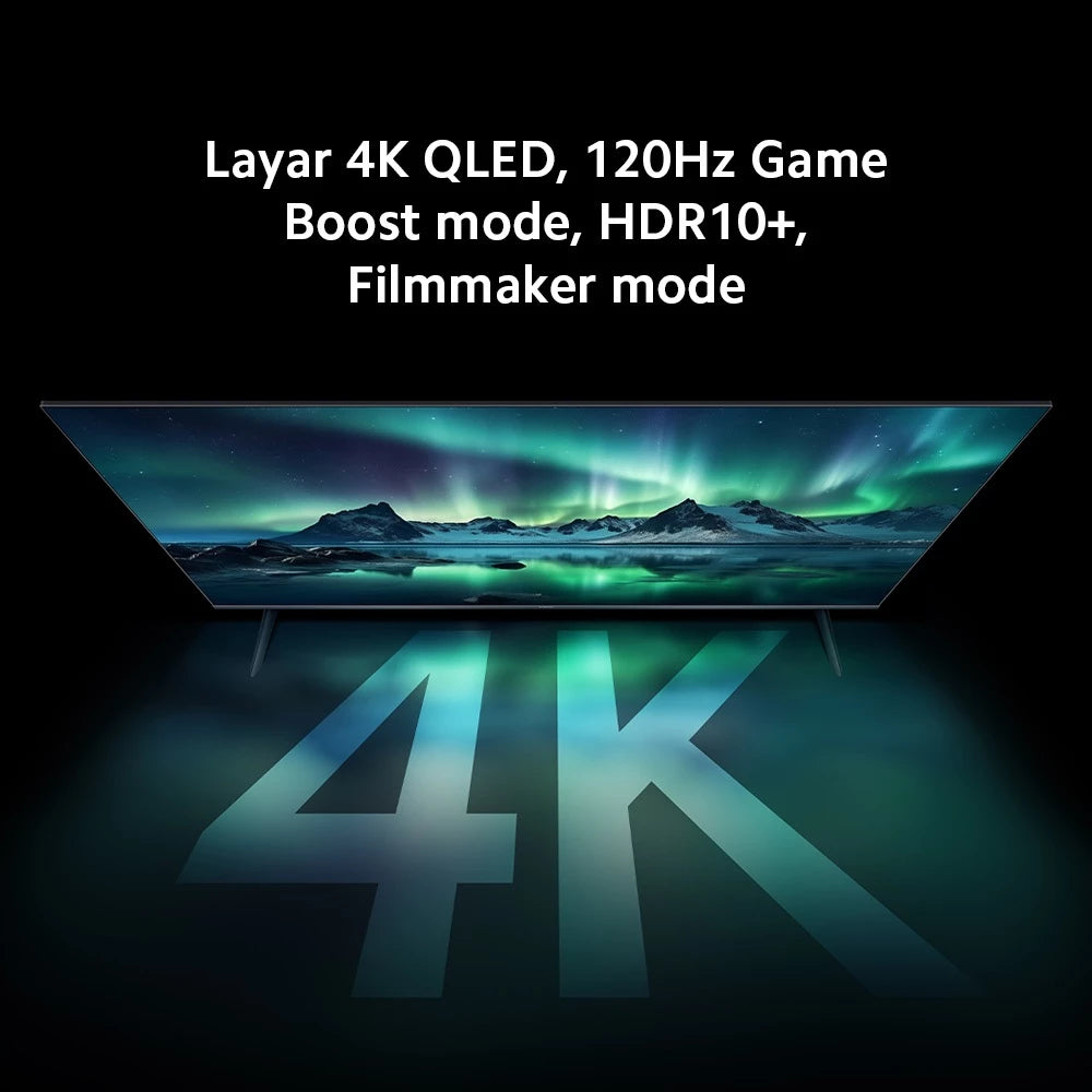 Xiaomi TV A Pro 2026 Layar 4K QLED 120 Hz Game Boost Mode HDR10-Gold Mountain