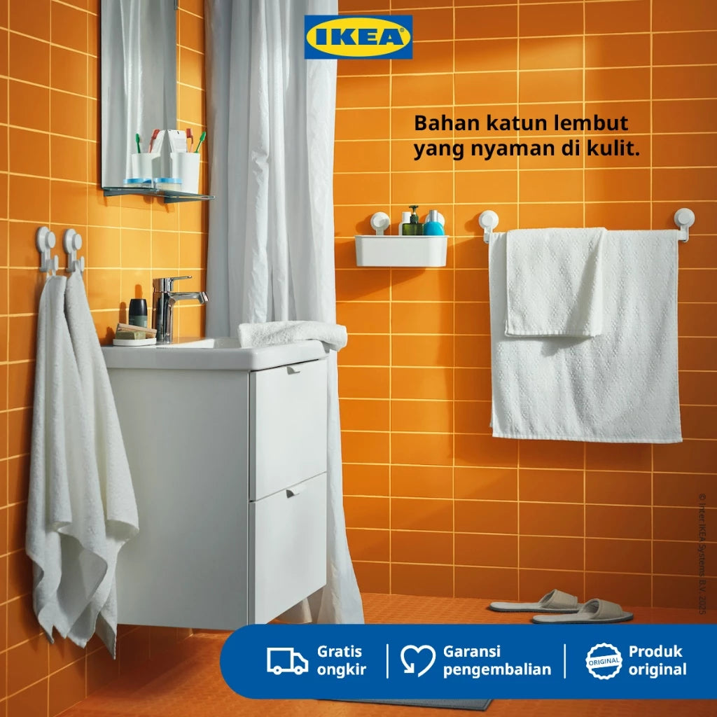 IKEA BJARSEN Tirai Shower Putih 180x200cm-Gold Mountain