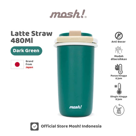 Mosh Straw Latte Tumbler-Gold Mountain