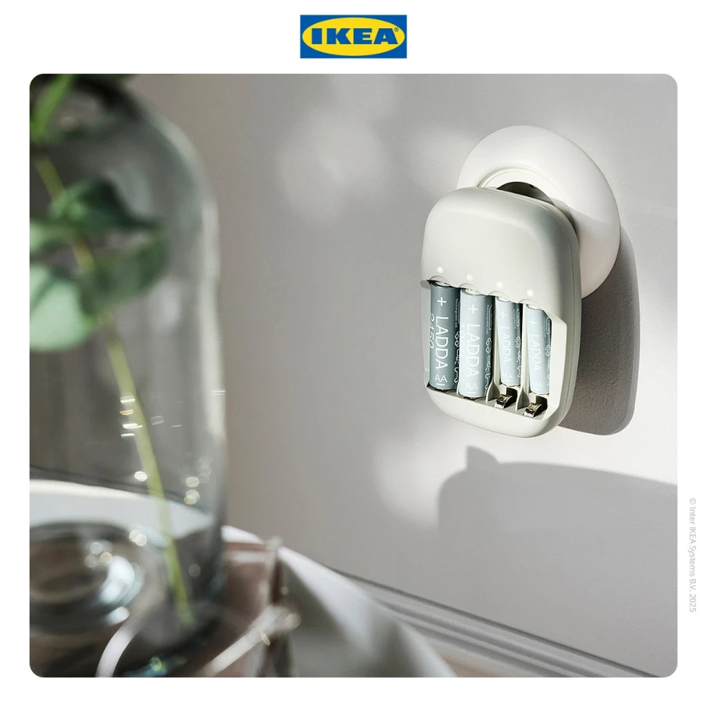 IKEA LADDA Baterai Isi Ulang AA 1.2V 2.450 mAh HR06 Isi 4pcs-Gold Mountain