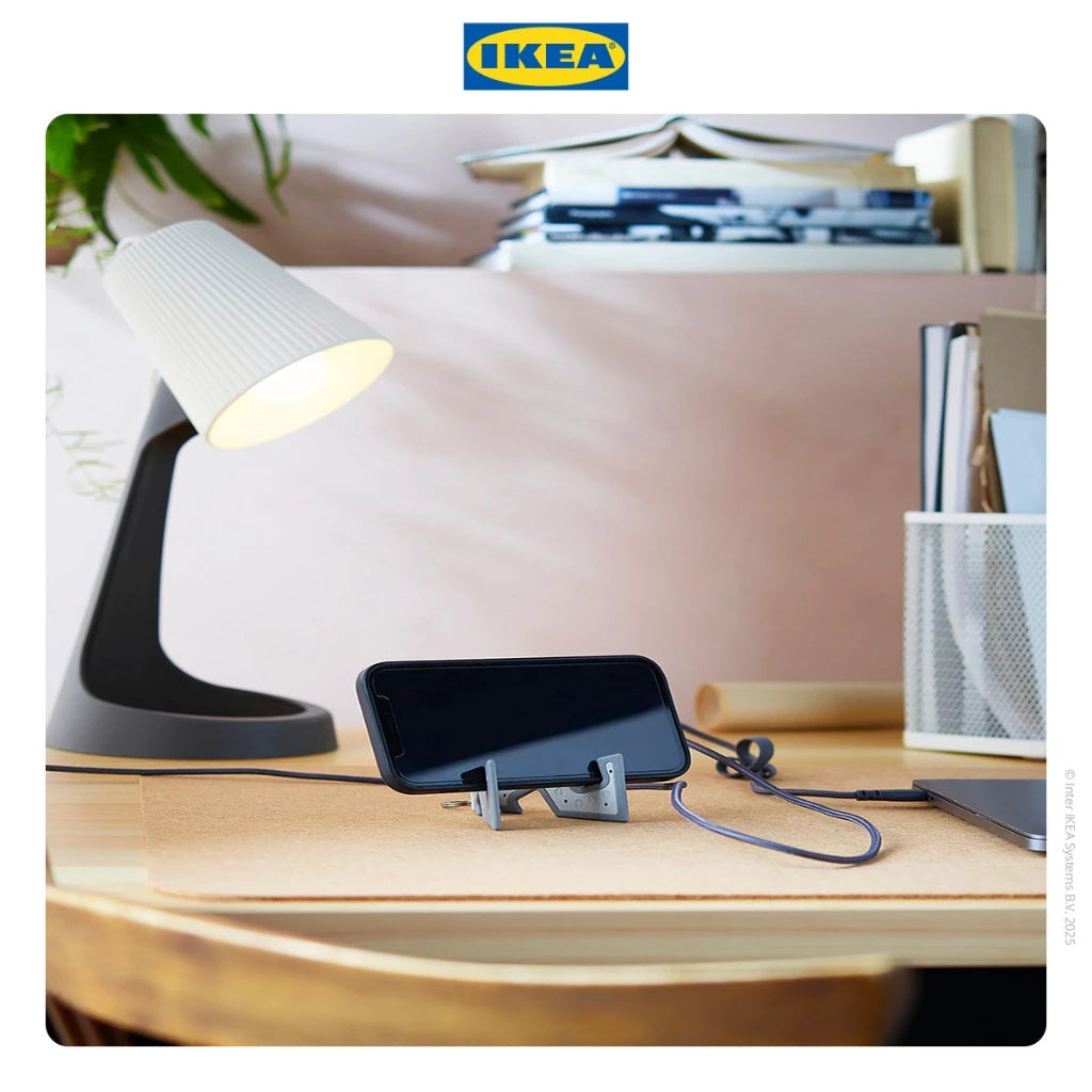 IKEA YUPPIENALLE Gantungan Kunci Lipat Phone Holder Stand Plastik-Gold Mountain
