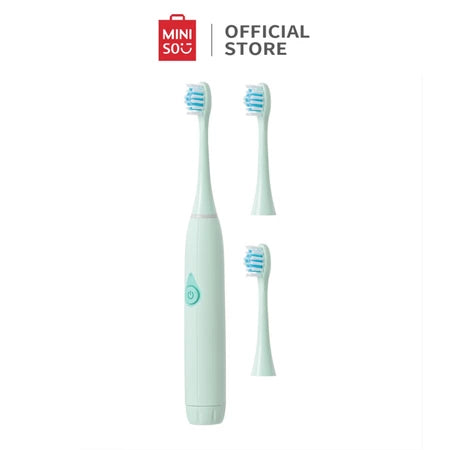 Miniso Sikat Gigi Listrik Electric Toothbrush Sikat Gigi Elektrik Free 3 Sikat-Gold Mountain