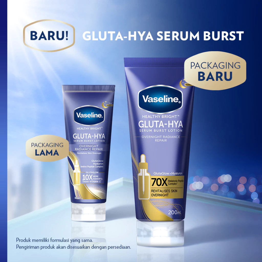 VASELINE Gluta-Hya Body Serum Flawless Bright 200 mL-Gold Mountain