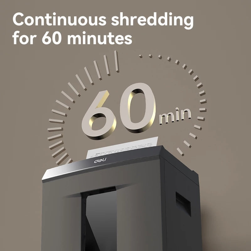 DELI Paper Shredder-Gold Mountain