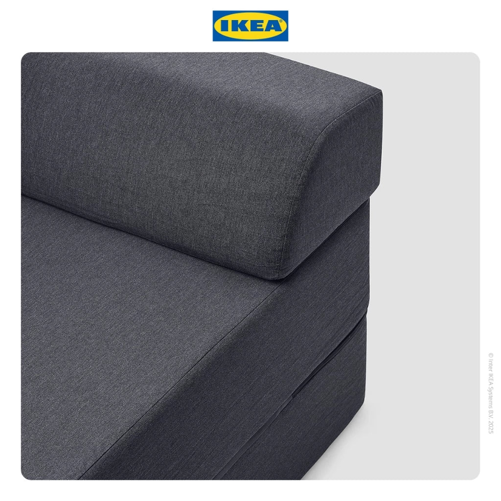 IKEA NYKIL Sofa Bed Abu-Abu Tua 2 Dudukan Minimalis-Gold Mountain