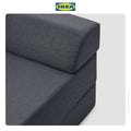 IKEA NYKIL Sofa Bed Abu-Abu Tua 2 Dudukan Minimalis-Gold Mountain