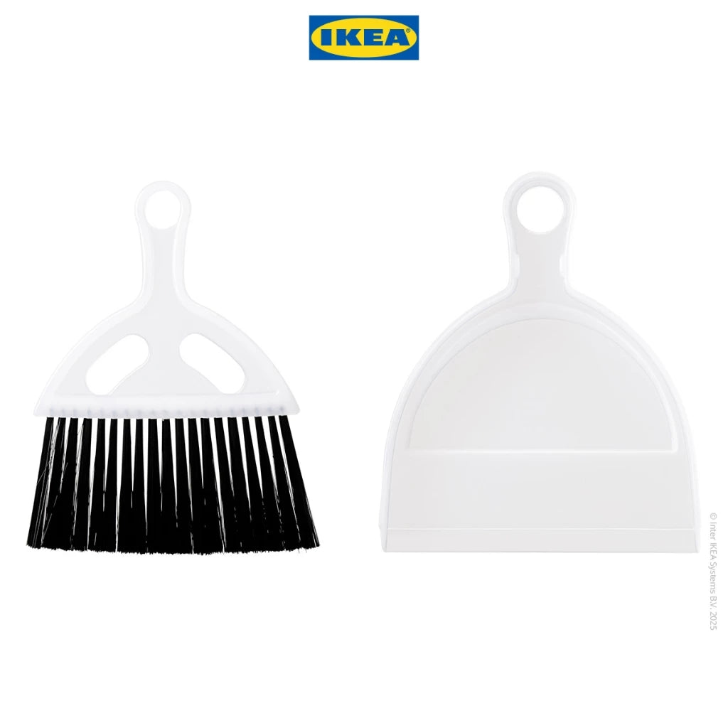 IKEA LASKIS Set Sapu Dengan Pengki Kecil-Gold Mountain
