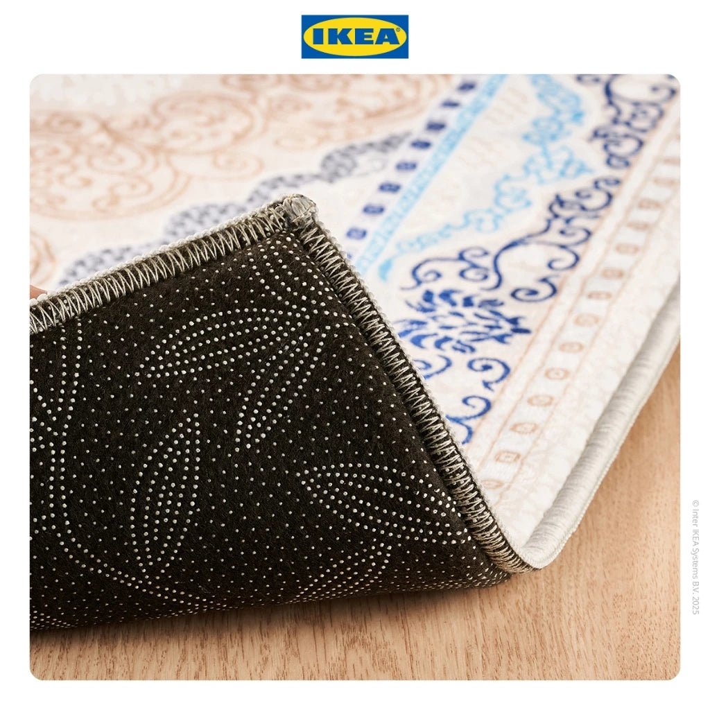 IKEA SHUFU Karpet Kecil Minimalis Biru 75x115cm-Gold Mountain