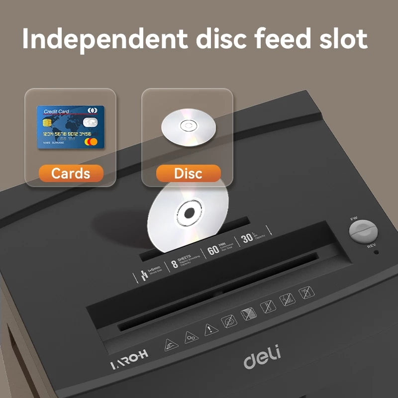 DELI Paper Shredder-Gold Mountain