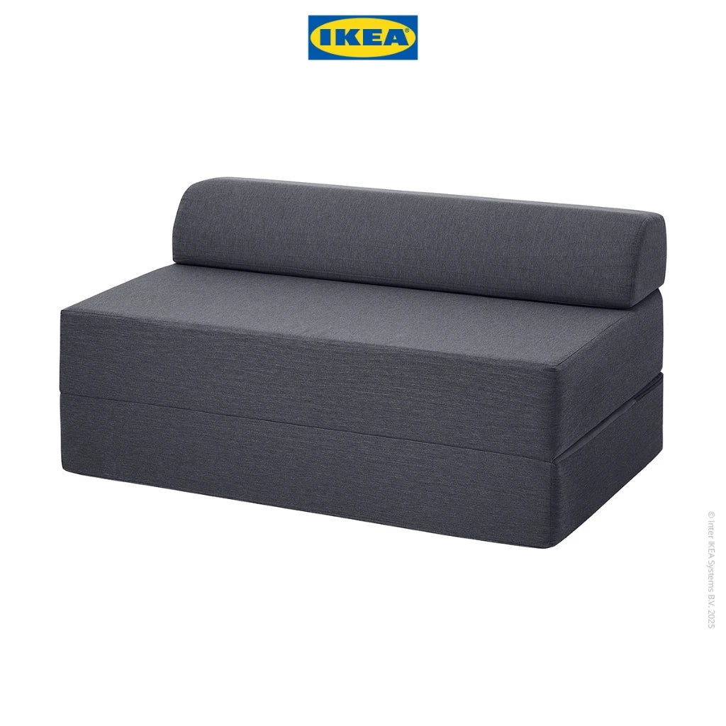 IKEA NYKIL Sofa Bed Abu-Abu Tua 2 Dudukan Minimalis-Gold Mountain