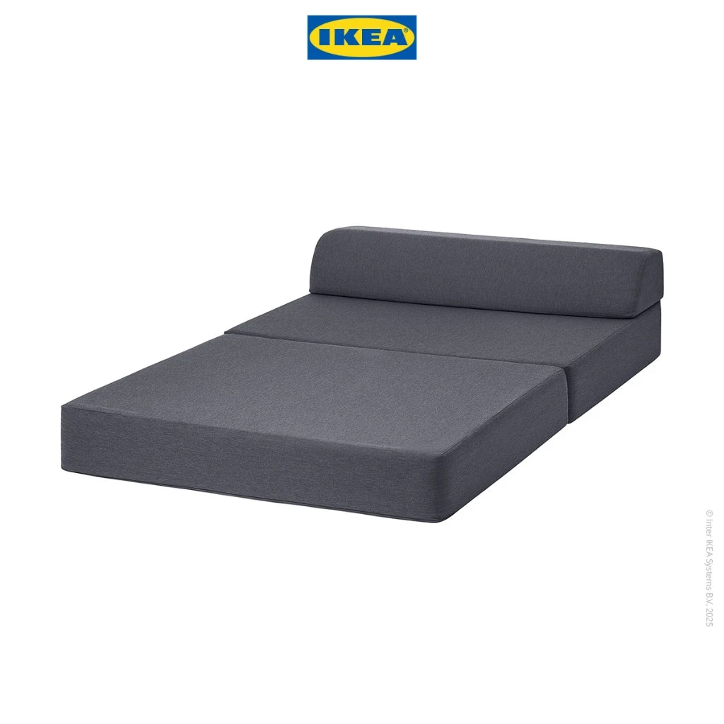 IKEA NYKIL Sofa Bed Abu-Abu Tua 2 Dudukan Minimalis-Gold Mountain