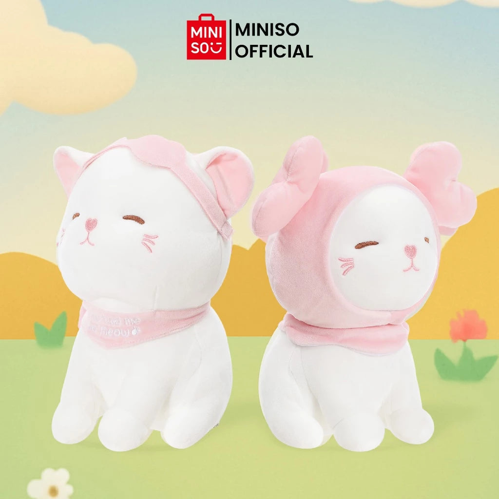MINISO Boneka Lucu Kucing-Gold Mountain