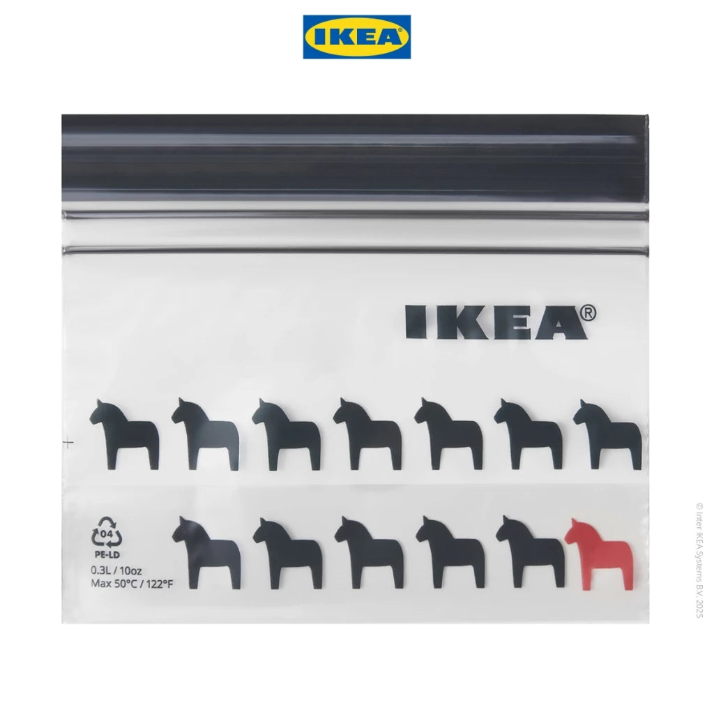 IKEA ISTAD Kantong Plastik Klip Penyimpan 0.3L Isi 25pcs-Gold Mountain