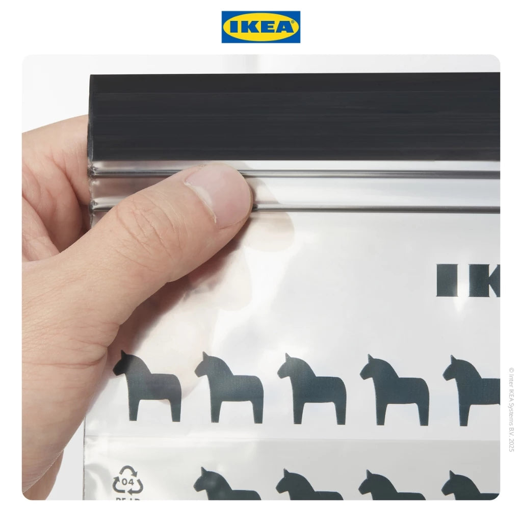 IKEA ISTAD Kantong Plastik Klip Penyimpan 0.3L Isi 25pcs-Gold Mountain