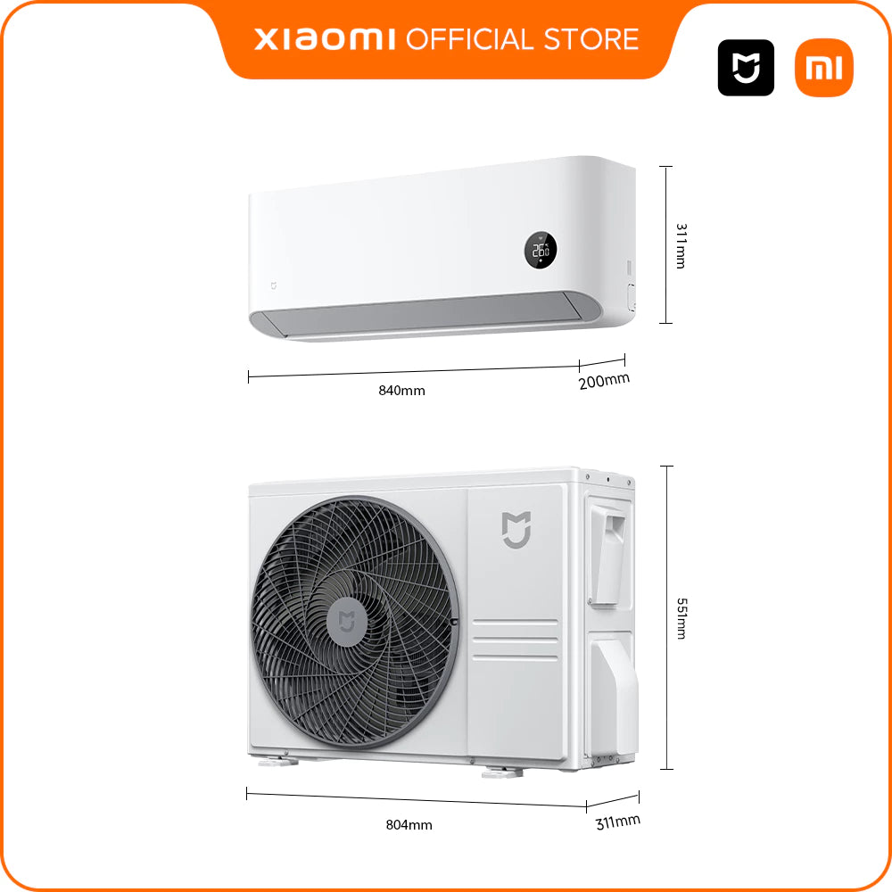 Xiaomi Mijia AC Air Conditioner 1 PK Inverter Pro Eco Bintang 5 -Gold Mountain