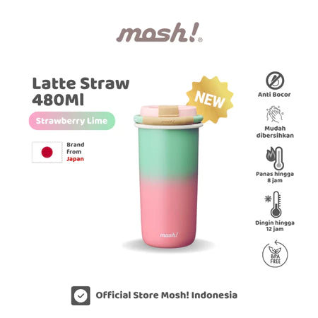 Mosh Straw Latte Tumbler-Gold Mountain