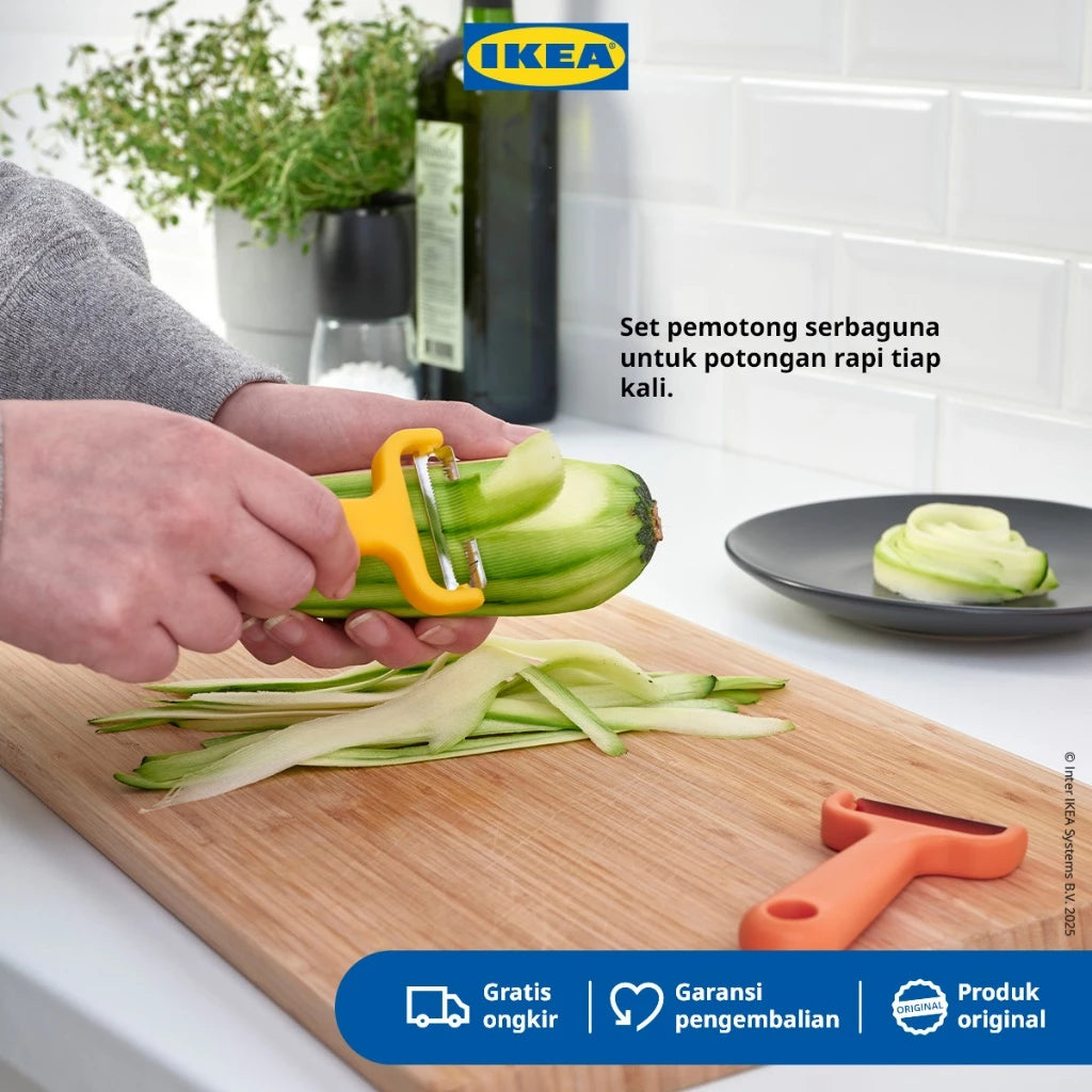 IKEA UPPFYLLD Pemotong Sayuran Set Isi 2pcs-Gold Mountain