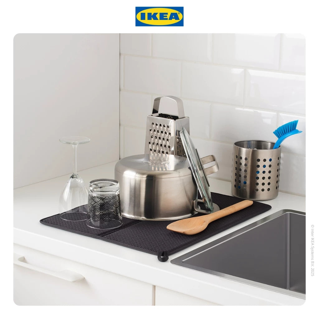 IKEA ORDNING Tempat Sendok / Stand Sendok Bahan Baja 13.5cm-Gold Mountain