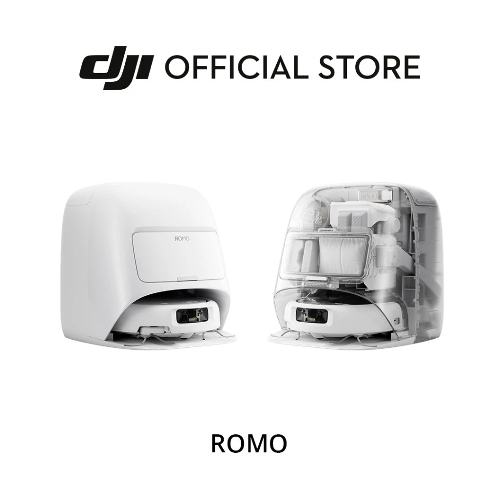DJI ROMO - Robot Penyedot Debu Unggulan dengan Penginderaan Canggih-Gold Mountain