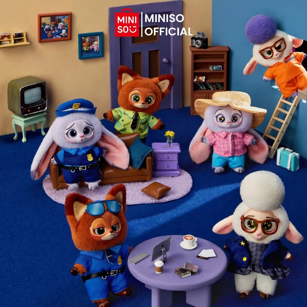 MINISO X Disney Zootopia Collection Vinyl Plush Toy Surprise Box