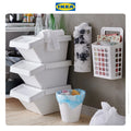 IKEA FNISS Tempat Sampah 10 Liter - Putih-Gold Mountain