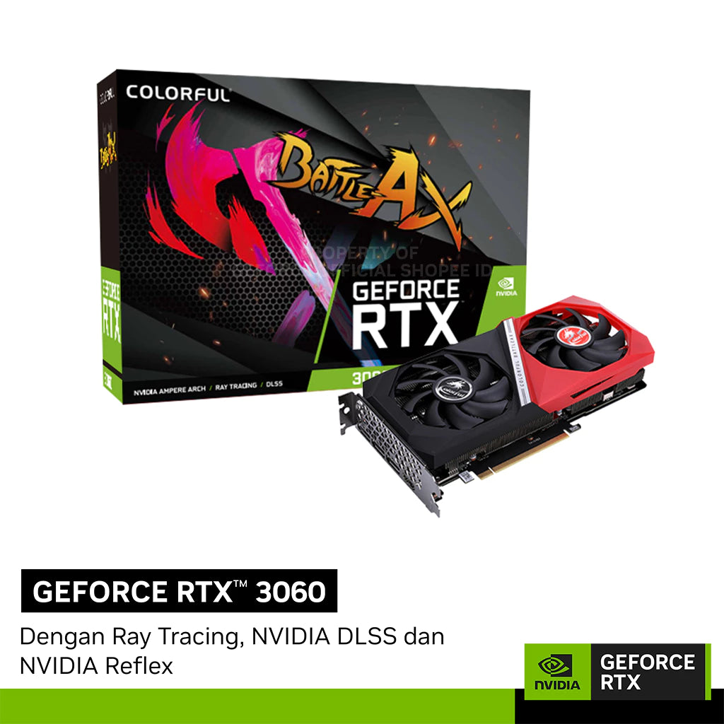 COLORFUL GeForce RTX 3060 NB DUO | 12GB GDDR6-Gold Mountain