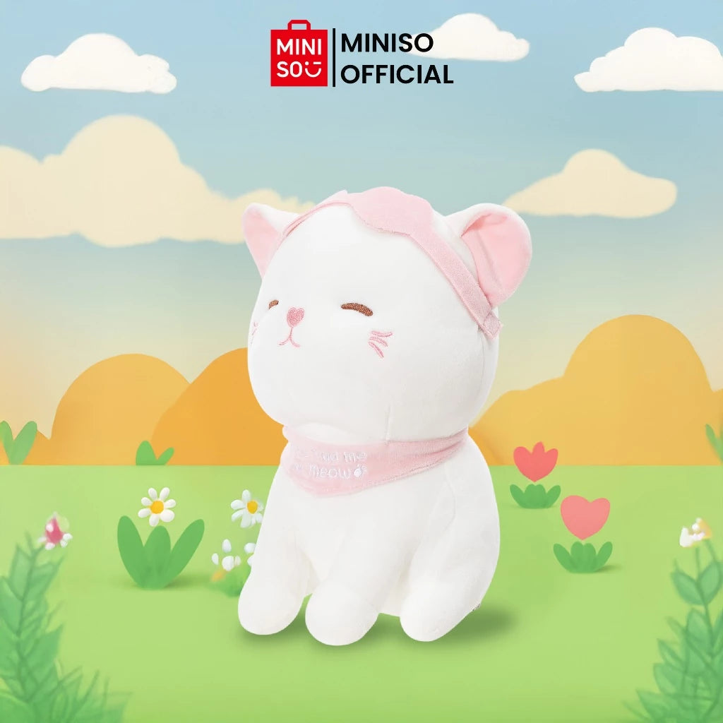 MINISO Boneka Lucu Kucing-Gold Mountain