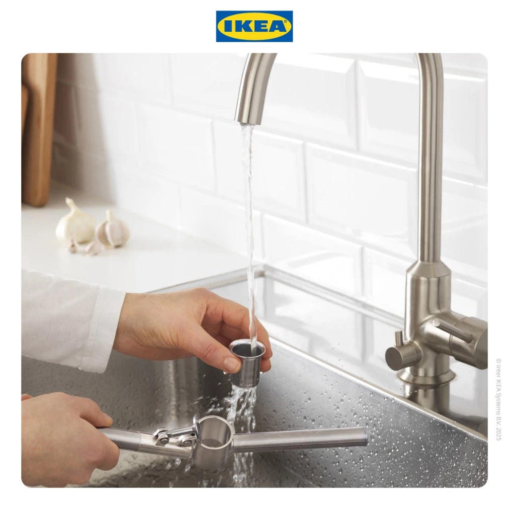 IKEA KONCIS Penghancur Bawang Baja Tahan Karat-Gold Mountain