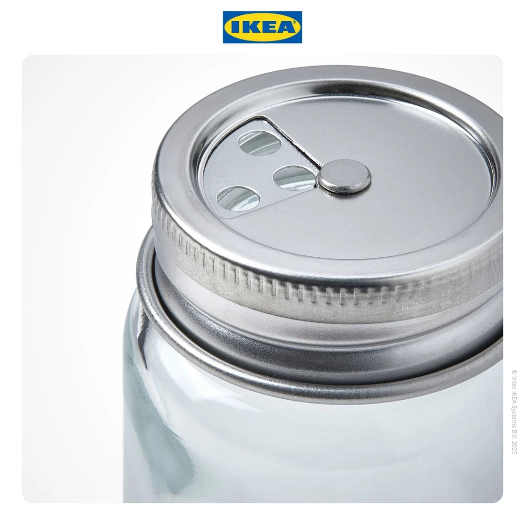 IKEA CITRONHAJ Stoples Bumbu / Shaker Garam dan Lada Hitam 8cm Isi 2pcs-Gold Mountain