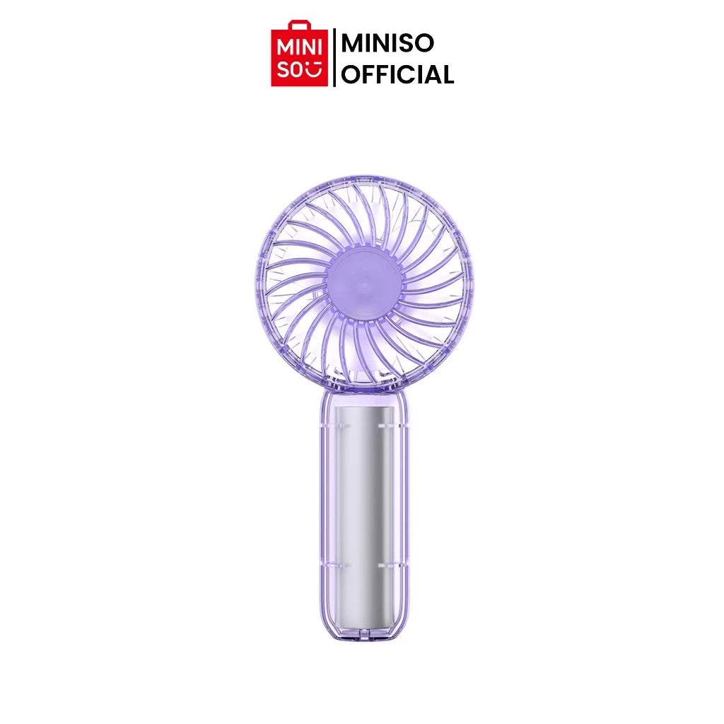 MINISO Handheld Mini Fan Kipas Kecil Elektrik Kipas Tangan Kipas Konser-Gold Mountain