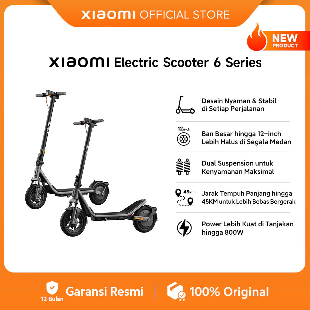 Xiaomi Skuter Listrik 6 Lite - Gunung Emas