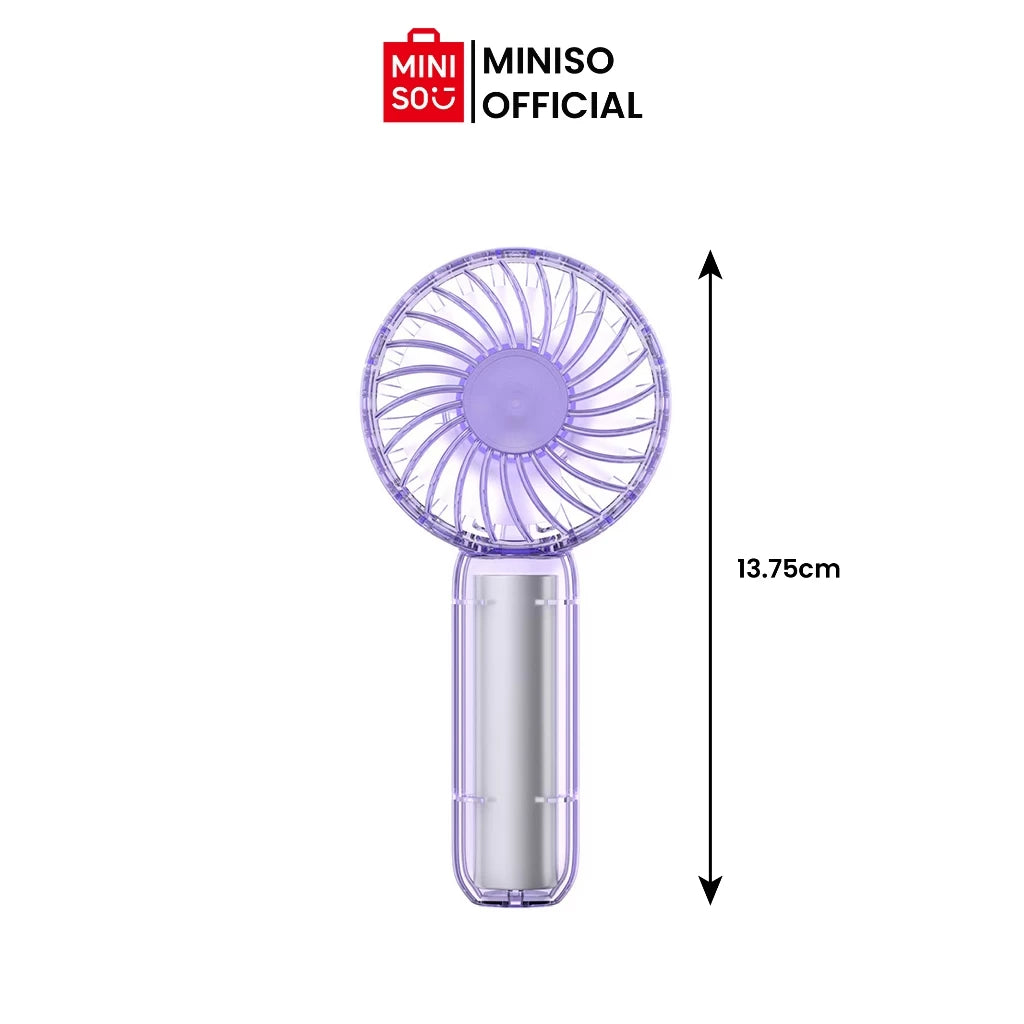 MINISO Handheld Mini Fan Kipas Kecil Elektrik Kipas Tangan Kipas Konser-Gold Mountain