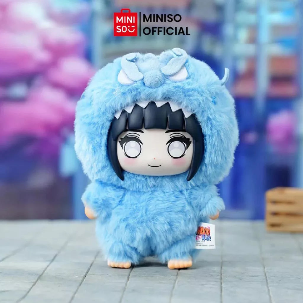 MINISO Naruto Shippuden Cute Beast Party Series Blind Box Keychain Karakter Anime Naruto-Gold Mountain